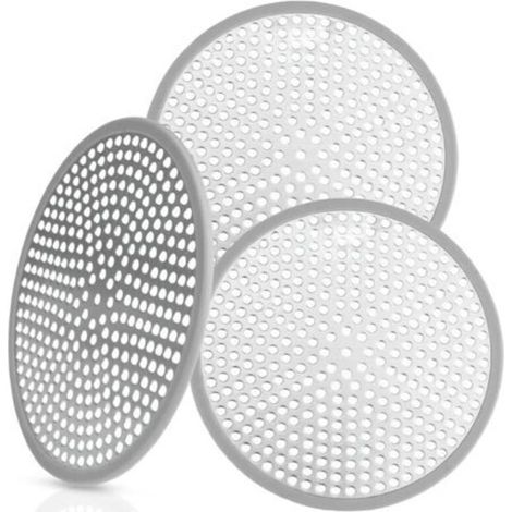 3 Pièces Attrape Douche, Filtre Douche Baignoire 120 mm, Grille Douche, Filtre Baignoire Anti, Grille Baignoire Anti, pour Cuisine, Salle de Bains Douche (1/5)