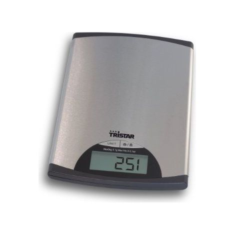 Tristar KW-2435 Balance de cuisine numérique Plage de pesée (max.)=5 kg argent S247952 (1/5)