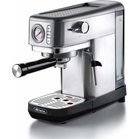 Ariete 1381 Espressomaschine Metall mit Manometer Grau (1/2)