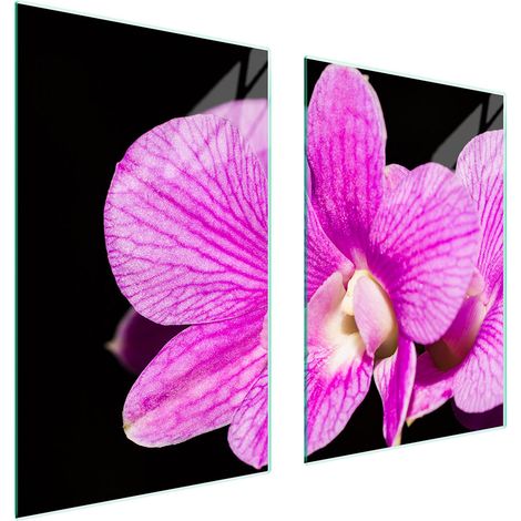 PLACA PROTECTORA DE VIDRIO PARA COCINA 65x52 ORQUÍDEA (1/5)