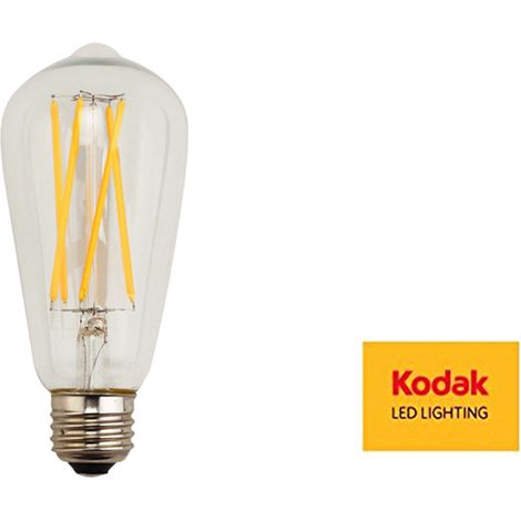 Lampadina LED Kodak 5W E27 filamento edison ST-64 luce calda 67000