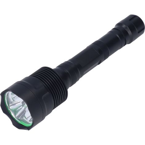 Lampe torche UV 395nm 3LED violette, lampe à scorpion, détection de fluorescence pour urine d'animaux, billets et agents de blanchiment (livrée sans piles) (1/5)