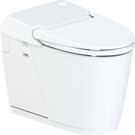 SFA – WC Kleinhebeanlage Sanismart – 51 dB – Ultraleicht – Modernes Design – Spülsystem Eco+ – Hygienisches Material – Spülrandloses WC – Einfache Wartung – 39,4 x 71,9 x 51,6 cm – 550 W – 17,5 kg (1/5)