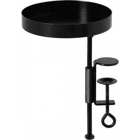 Plateau rebord de fenêtre rond - Taille S - Noir - Livraison gratuite (1/5)