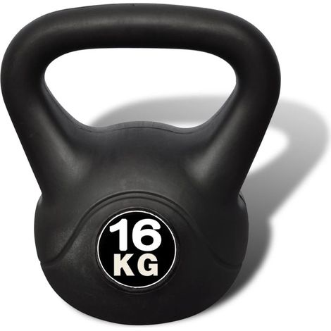 Esercizi di sollevamento pesi con manubri e kettlebell in palestra da 16 kg 020001395