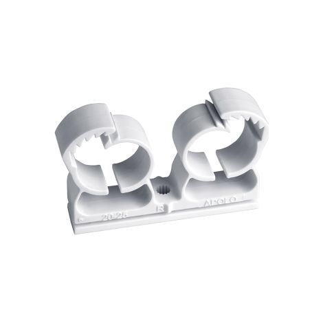 Collier double Abranyl ABMD - Ø 20-25 - Blanc - Boite de 25 - CELO - 9125ABMD