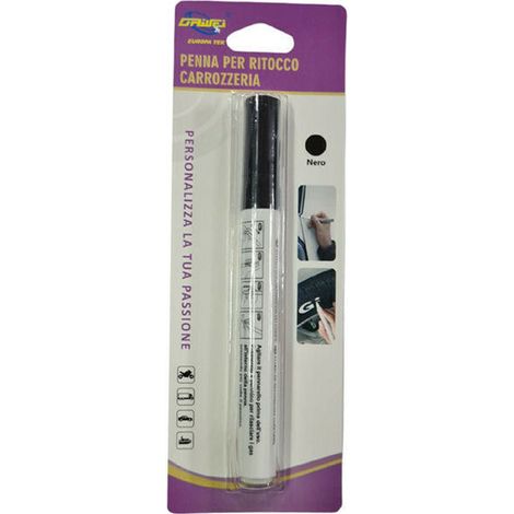 Penna Pennarello Ritocco Carrozzeria Graffi Vernice Auto Moto Nero CA-02911