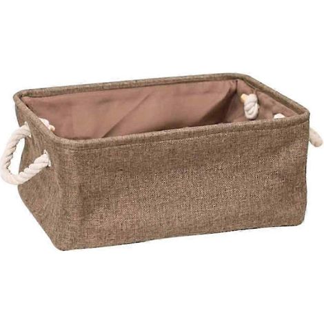 Aufbewahrungskorb mit Fächern, staubdicht, für Regal, Schrank, Zimmer-Coffee M (1/5)