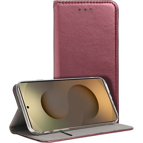 Funda COOL Flip Cover para Samsung S938 Galaxy S25 Ultra Liso Burgundy