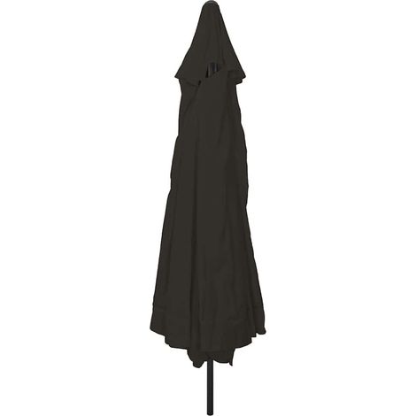Maison Exclusive - Ombrello da giardino Nero 394 x 394 x 248 cm (1/5)