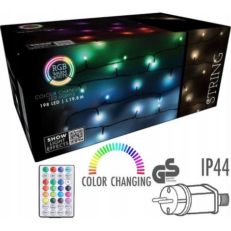 Koopman Catena Luminosa LED 198 colori 19,8 metri (1/3)