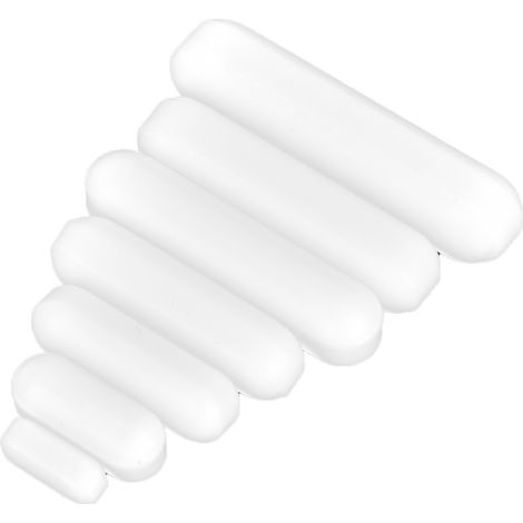 Lot de 7 agitateurs magnétiques, tiges d'agitation de type C, tiges d'agitation en PTFE pour laboratoire (1/5)