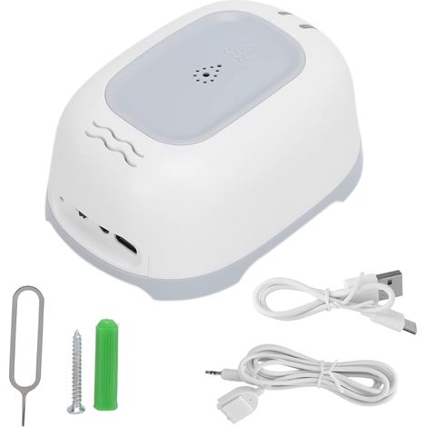 Détecteur De Fuite d'eau WiFi Intelligent, Alarme De Fuite De Niveau D'inondation De Débordement De Capteur De Fuite d'eau pour Tuya avec Sonde D'extension (1/5)