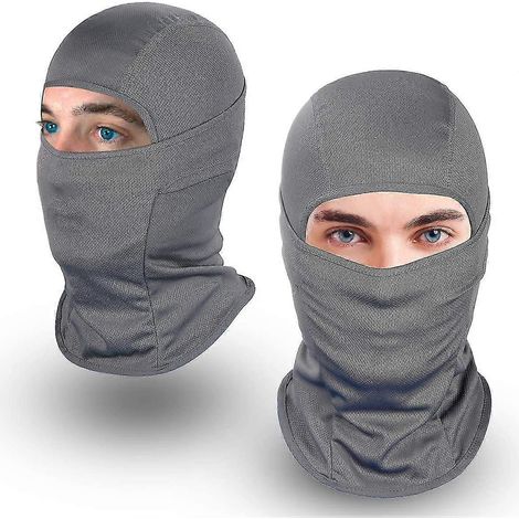 Sturmhaube, Gesichtsmaske, UV-Schutz, Sonnenschutz, taktisch, leicht, Ski, Motorrad-Grey