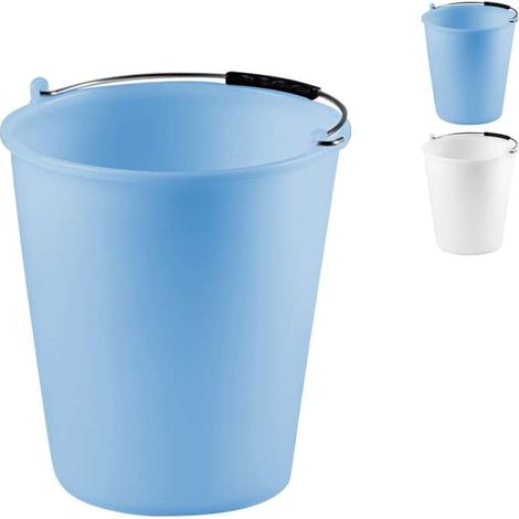 SECCHIO CASALINGO SENZA BECCO 7LT AZZURRO