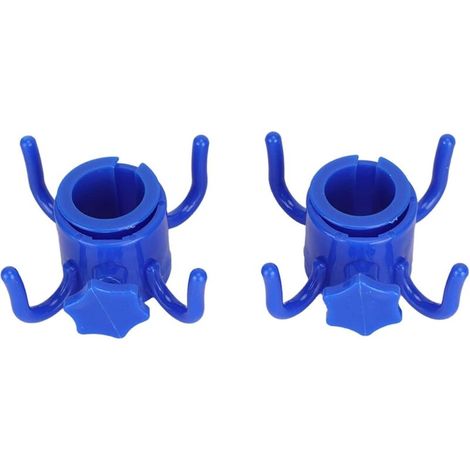 Beach Umbrella Hook, 2pcs 4-Prong Plastic Hanging Umbrella Hook for Towels / Hats / Clothes / Camera / Sunglasses / Bags - Durable, Fits all beach umbrellas (1/5)