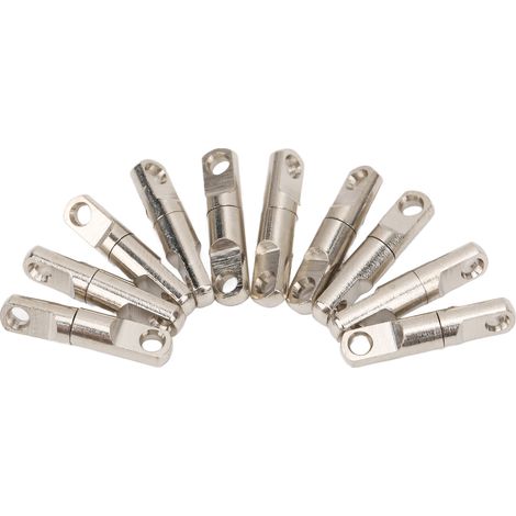 20 pièces roulements à billes rotatifs pour pêche, connecteurs anti-torsion réduisant la résistance à l'eau, idéaux pour pêcheurs passionnés, diamètre 3.5mm