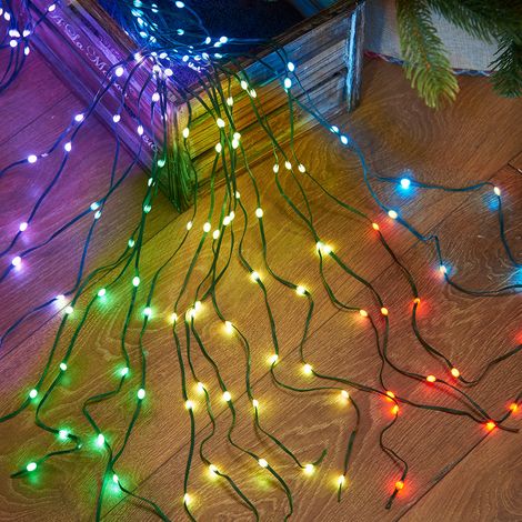 5m Indoor Digital LED Christmas Tree Firefly Wire Lights Colour Changing Home Decoration (1/5)