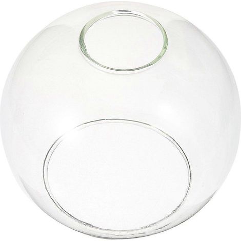 Abat-jour sphérique à double ouverture, globe en verre transparent, douille E27, pour suspension, décoration intérieure de style champêtre. (1/5)