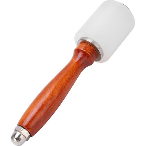 Marteau de Sellier Professionnel en Bois pour Travail du Cuir et Maroquinerie DIY (1/5)