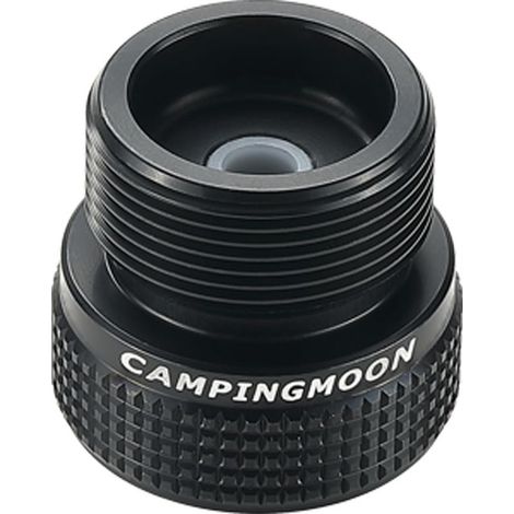 Réchaud à gaz propane Adaptateur de grille d'entrée : EN417 Lindal Valve Canister, Sortie : CGA 600 Connexion BKZ20 Noir Adaptateur CGA 600,Adaptateur pour bidon de gaz pour barbecue (1/5)