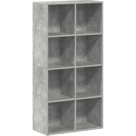 Maison Exclusive - Estantería/Aparador madera contrachapada gris (1/5)