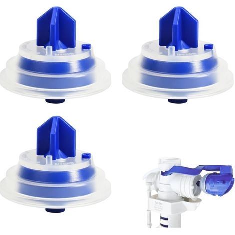 3pcs Membrane Chasse d'eau pour Geberi Impuls 380 Ou 360, Joint Diaphragme D'Étanchéité WC chasse deau, Membrane Remplissage Vanne (1/5)