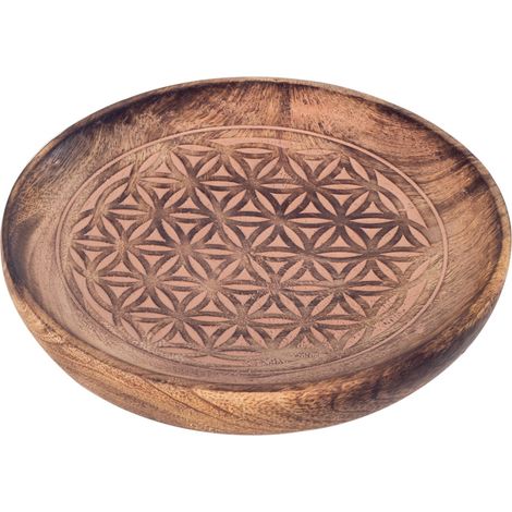 Signes Grimalt Plato Decoracion  Plato Redondo Bandejas Marrón 2x16x16cm 24040