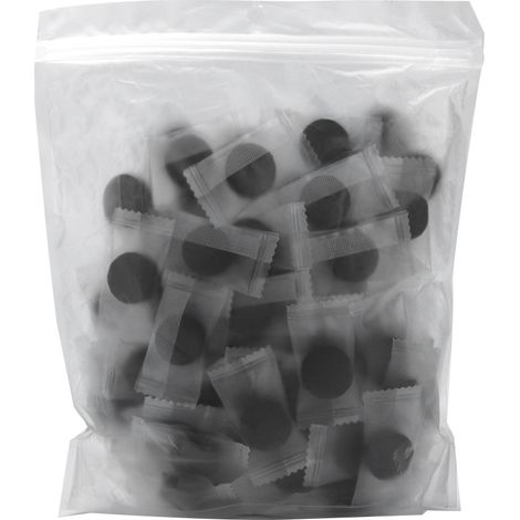 Masques faciaux compressés au charbon de bambou, granules de masque facial compressés en forme de bonbons, masques faciaux noirs effet « visage fantôme », 100 granules/paquet (1/4)