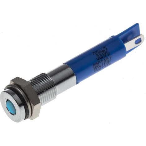 Voyant LED lumineux Bleu RS PRO, dia. 6mm, 24V c.c., taille de la lampe 3 mm, IP67 ( Prix pour 1 )