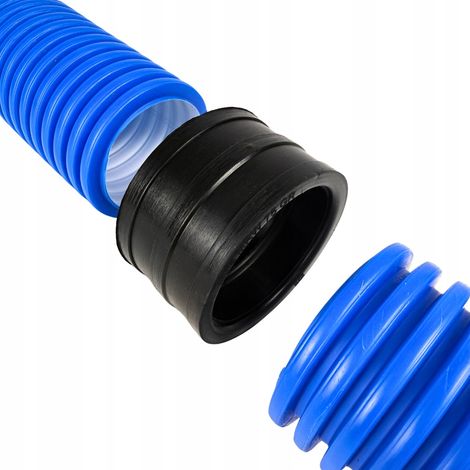 Raccord de ventilation FI 75MM avec manchon d'étanchéité en caoutchouc POUR TUYAUX (1/5)