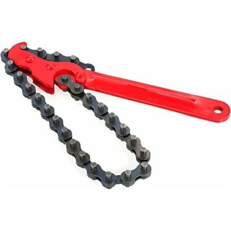 Clé à filtre à huile universelle de 20 cm avec chaîne réglable pour démontage facile des filtres automobiles – Compatible avec la plupart des véhicules essence et diesel (1/5)