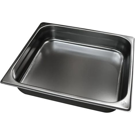 Bac gastronorme GN 2/1 - 100 poignées escamontables en inox REDFOX - GN 2/1-100 U - REDFOX