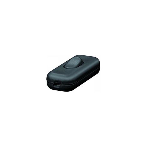 Faeg interrupteur a' passe-cable en thermoplastique unipolaire couleur noire pour cable H03VVH2-F