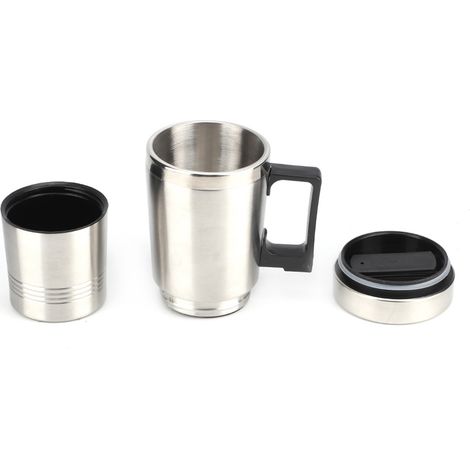 Bouilloire Electrique Voiture 12V Tasse Chauffante Café Thé Eau 350ML + 150ML (1/5)