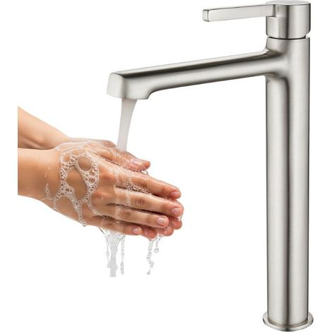 Rubinetto per lavabo da appoggio ALITA Laveo Silver (1/5)