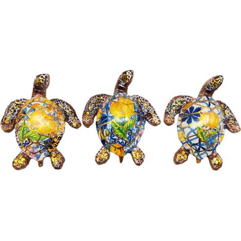 4U Gelbe Harzschildkröte als Gartendekoration