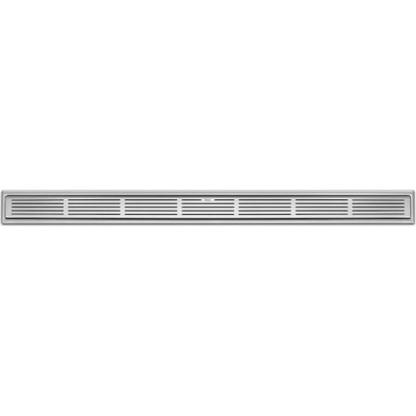 PLATE X2 Plaque de drainage de caillebotis adaptable à CHANNEL IN-DRAIN - ROCA Dimensions : 950x50 mm (1/2)