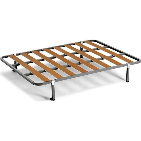 Somier con patas cuadradas + ruedas tubo 30 x 30 - 80X180-PATAS 32CM