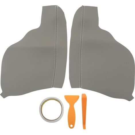 1 paire de couverture d'accoudoir de panneau de porte avant, accessoires d'intérieur de voiture de remplacement pour Odyssey 2011 – 2017 gris (1/5)