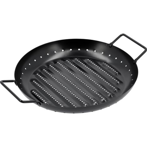 Grillpfanne aus Karbonstahl mit Antihaftbeschichtung 30 cm (1/3)