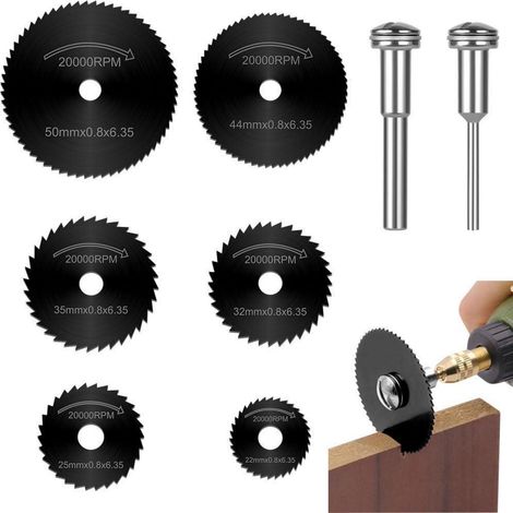 Kreissägeblätter HSS 6er Multitool Holz Kunststoff Metall 8PC (1/5)