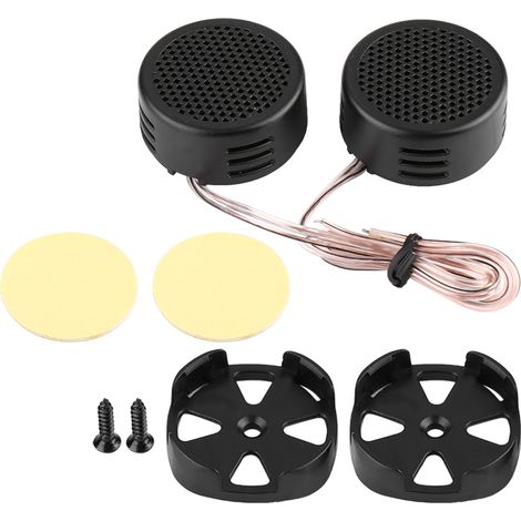 Haut-parleur voiture 12V 500W Mini Tweeter 35mm 98dB Enceinte auto noir (1/5)