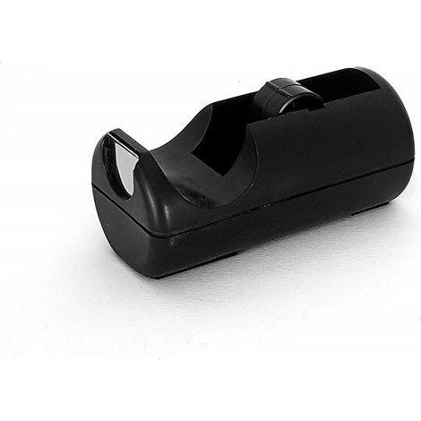 TrAdE Shop Traesio - Dispenser Lumaca Piccolo 11x5cm Porta Taglia Nastro Adesivo Scotch Da Tavolo Ufficio -