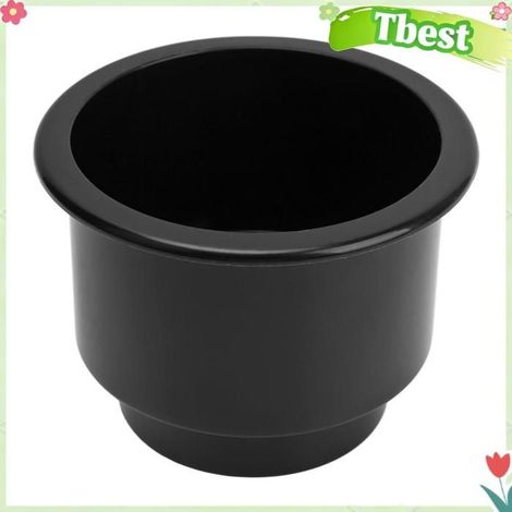 HURRISE Porte-tasse Porte-boissons Lisse Professionnelle En Plastique Facile à Nettoyer moto coffret blanc Noire (1/5)