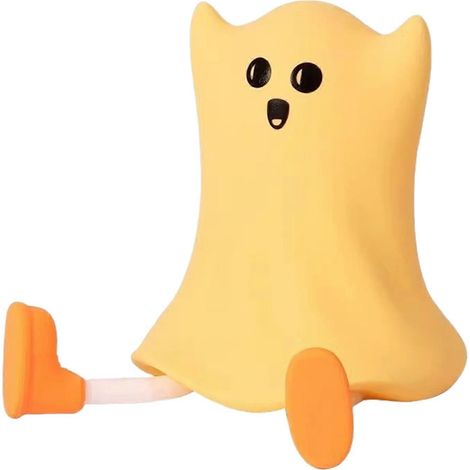 Veilleuse tactile rechargeable en forme de citrouille mignonne - Lampe de chambre - Cadeau de Noël attentionné - Couleur : Fantôme (1/4)