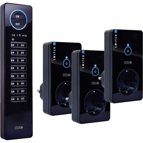 m-e modern-electronics CUVEO 1 S Appareil de signalisation sans fil noir