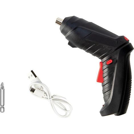 Akku-Schraubendreher 1300 mAh 3,6 V, 1 Stück, USB-Ladekabel, ideal für Handwerker, Möbel- und Spielzeugmontage (1/5)