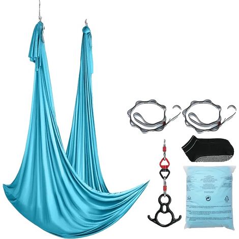 Ensemble de hamacs de yoga aérien, longueur de 87/11 yards, design antigravité (1/2)
