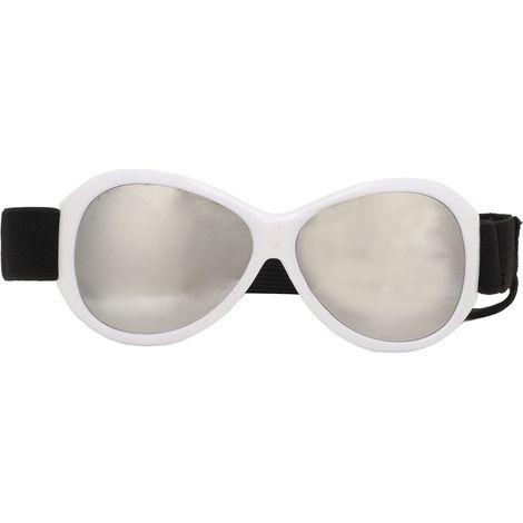 Lunettes de protection pour chien anti-vent, anti-UV et anti-poussière avec bandeau ajustable - Transparent argenté (1/5)